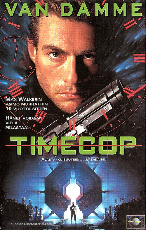 Timecop - Finnish VHS movie cover