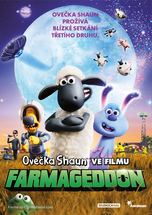 A Shaun the Sheep Movie: Farmageddon - Czech DVD movie cover