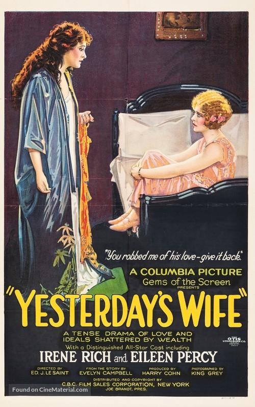 Yesterday&#039;s Wife - Movie Poster