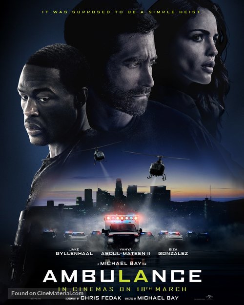 Ambulance - International Movie Poster