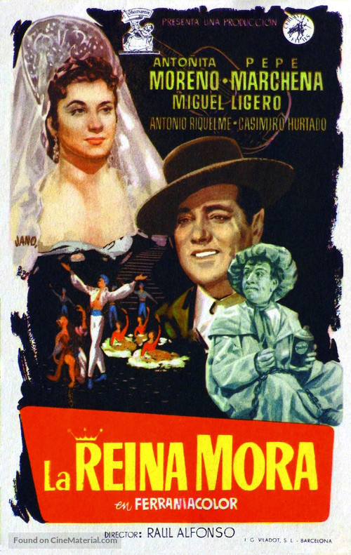 La reina mora - Spanish Movie Poster