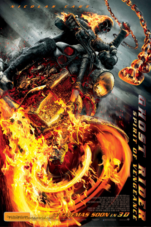 Ghost Rider: Spirit of Vengeance - Australian Movie Poster