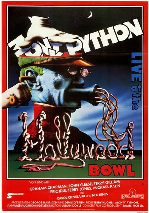 Monty Python Live at the Hollywood Bowl - German Movie Poster