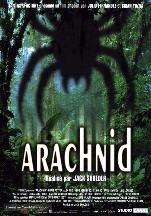 Arachnid - French DVD movie cover