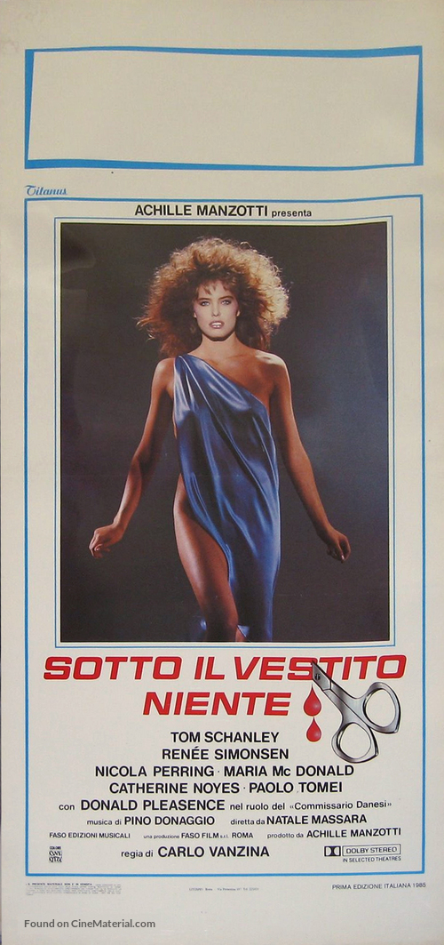 Sotto il vestito niente - Italian Movie Poster
