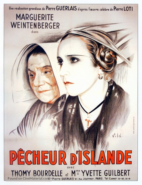 P&ecirc;cheur d&#039;Islande - French Movie Poster