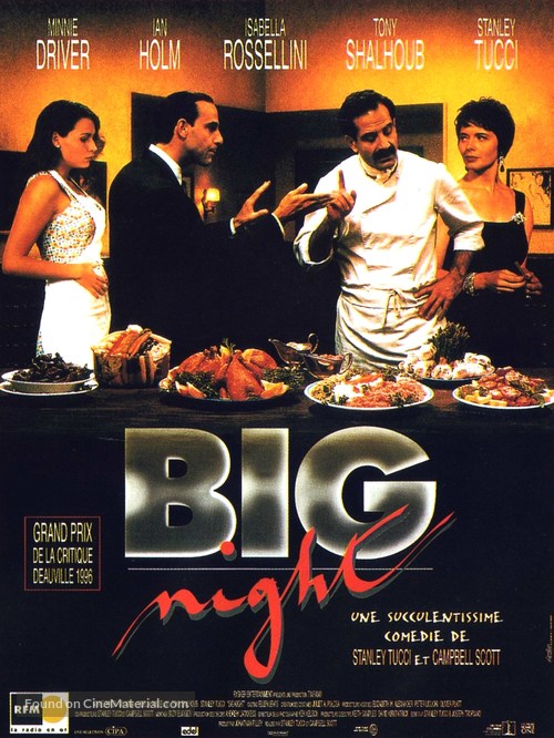 Big Night - French Movie Poster