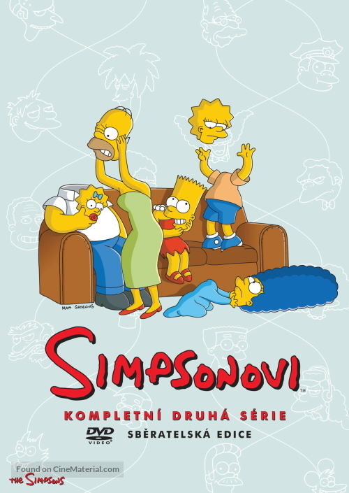 &quot;The Simpsons&quot; - Czech DVD movie cover