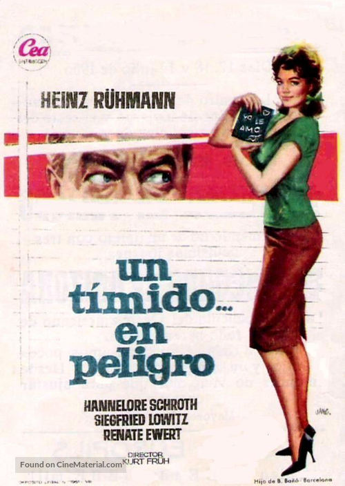 Der Mann, der nicht nein sagen konnte - Spanish Movie Poster