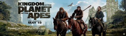 Kingdom of the Planet of the Apes - British Movie Poster