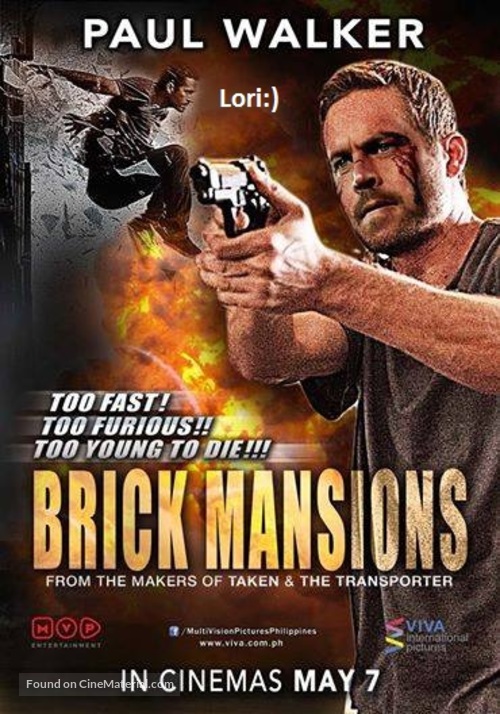 Brick Mansions - Philippine Movie Poster