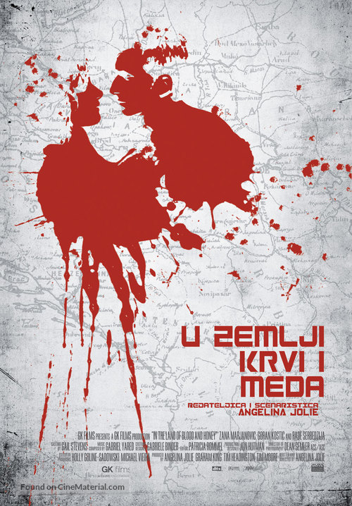 In the Land of Blood and Honey - Croatian Movie Poster