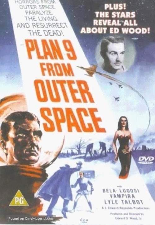 Plan 9 from Outer Space - British DVD movie cover