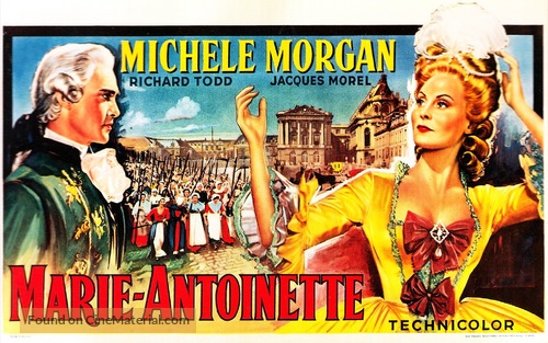 Marie-Antoinette reine de France - Belgian Movie Poster