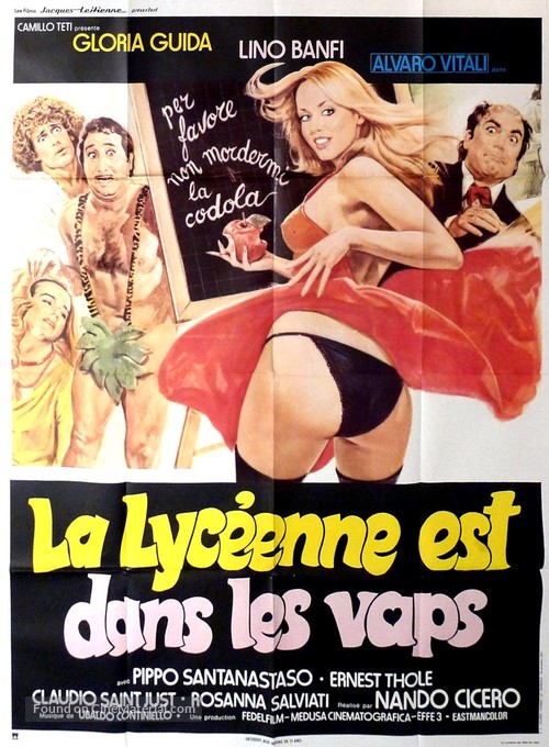La liceale, il diavolo e l&#039;acquasanta - French Movie Poster