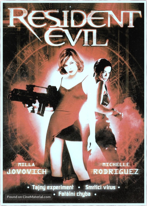 Resident Evil - Czech DVD movie cover
