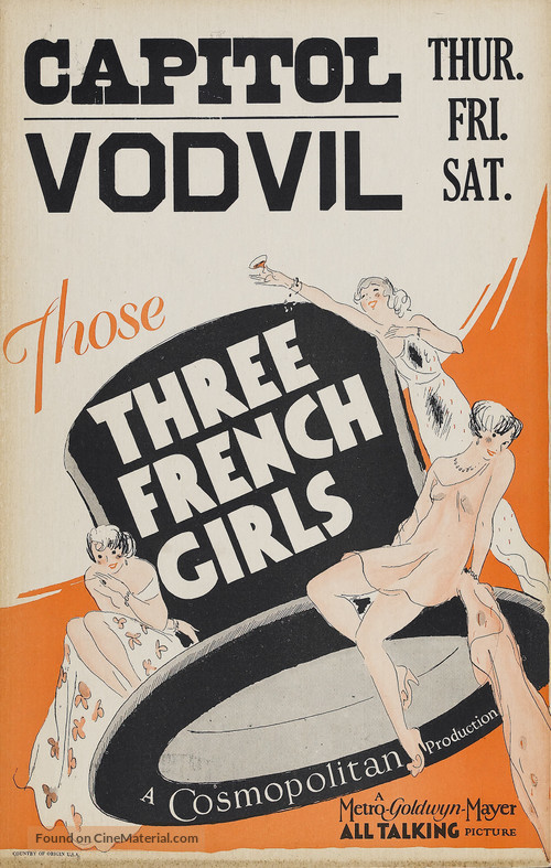 Those Three French Girls - Movie Poster