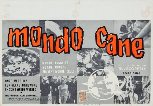 Mondo cane - Belgian Movie Poster