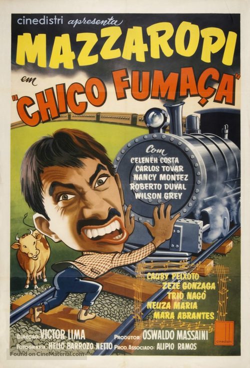 Chico Fuma&ccedil;a - Brazilian Movie Poster