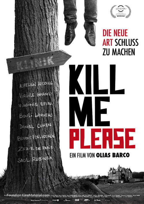 Kill Me Please - German Movie Poster