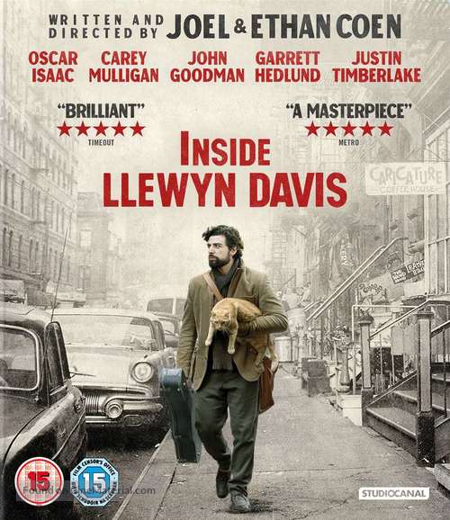 Inside Llewyn Davis - British Blu-Ray movie cover