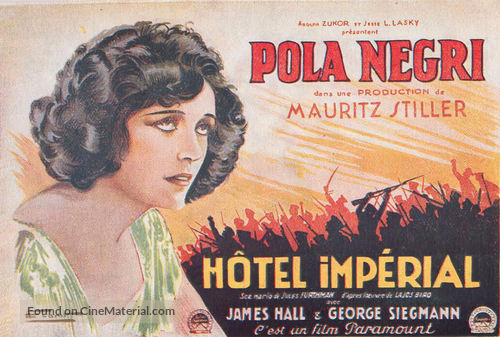 Hotel Imperial - French Movie Poster