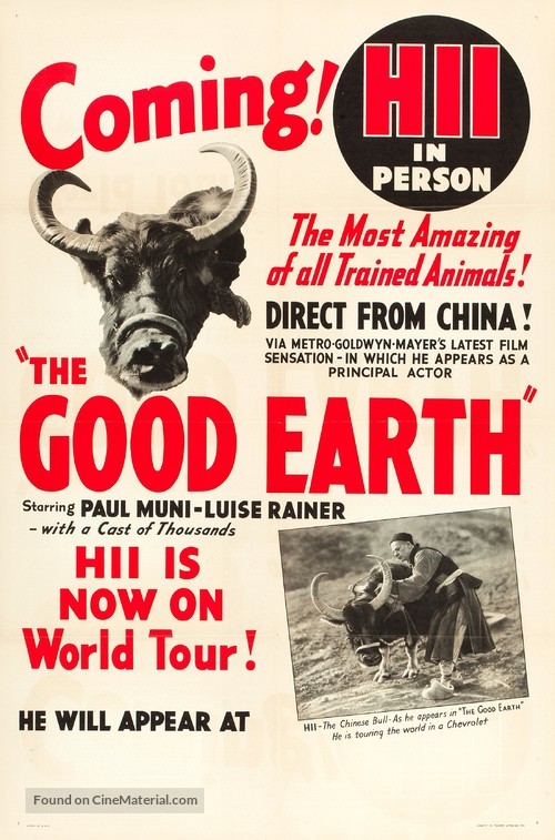 The Good Earth - Movie Poster