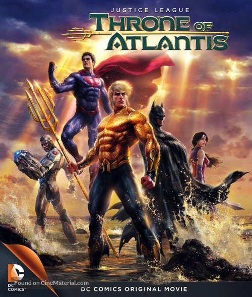 Justice League: Throne of Atlantis - Blu-Ray movie cover
