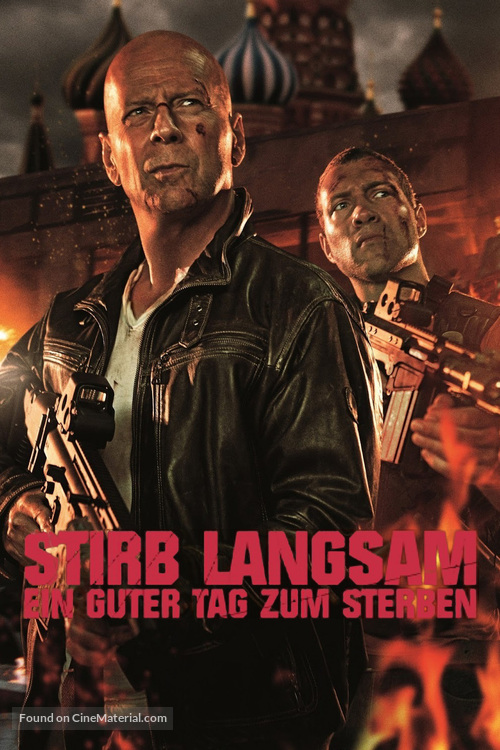 A Good Day to Die Hard - German DVD movie cover