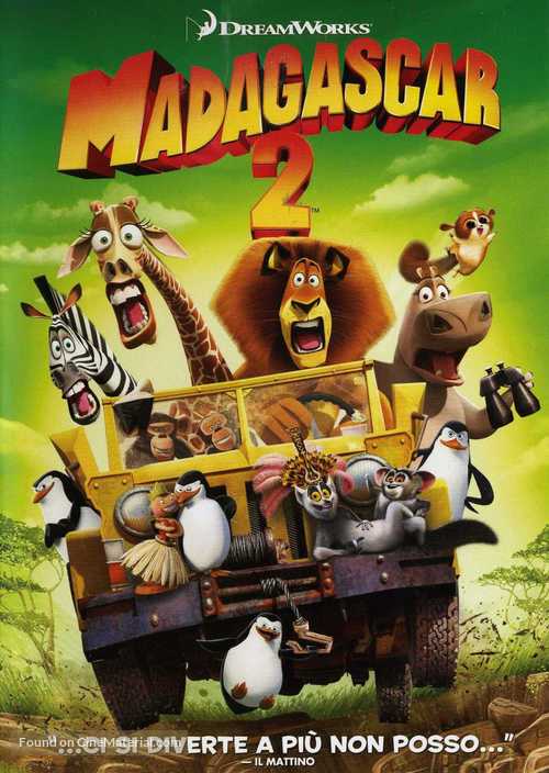 Madagascar: Escape 2 Africa - Italian Movie Cover