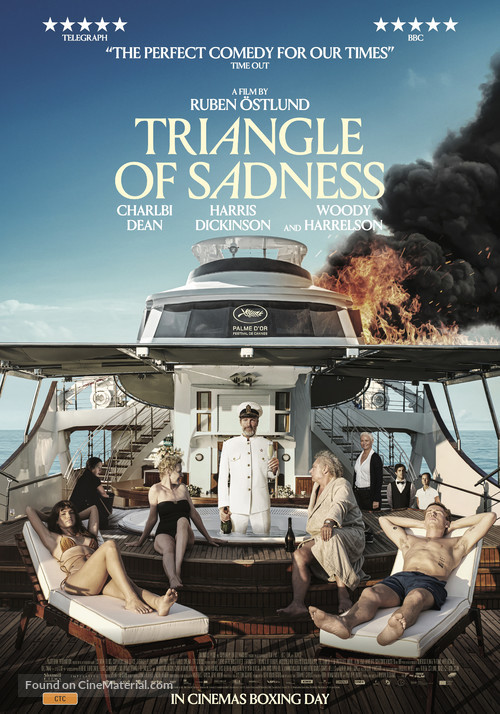 Triangle of Sadness - Australian Movie Poster