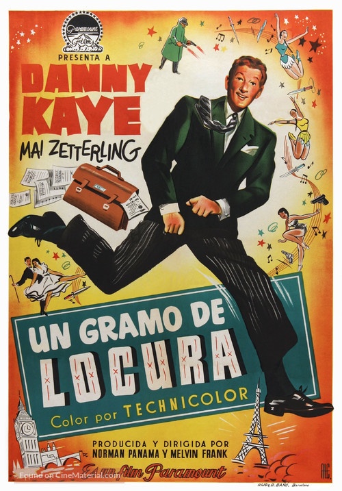 Knock on Wood - Spanish Movie Poster