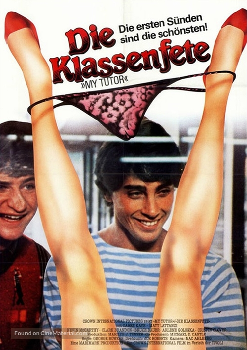 My Tutor - German Movie Poster