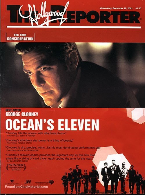 Ocean&#039;s Eleven - For your consideration movie poster