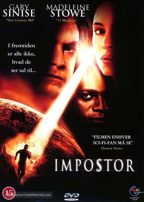 Impostor - Danish DVD movie cover