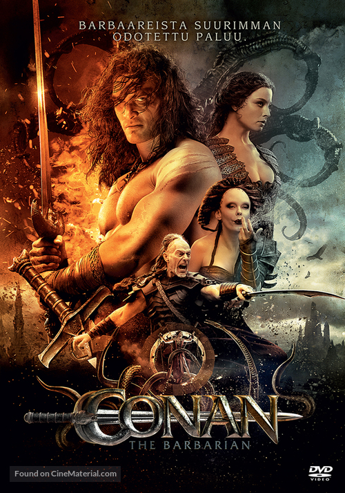 Conan the Barbarian - Finnish DVD movie cover