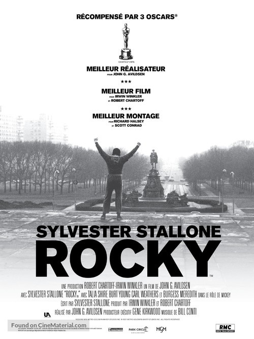 Rocky - French Re-release movie poster