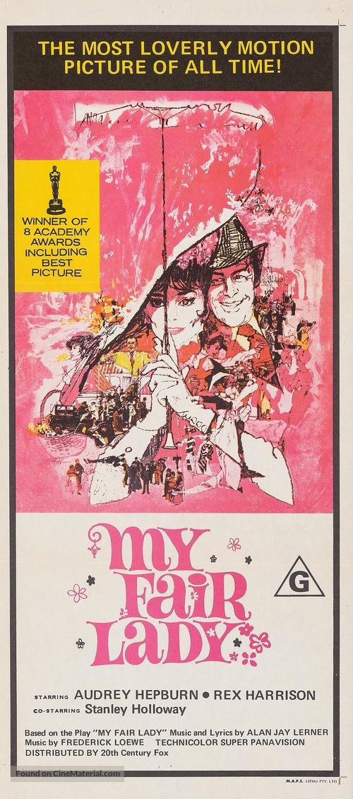 My Fair Lady - Australian Movie Poster