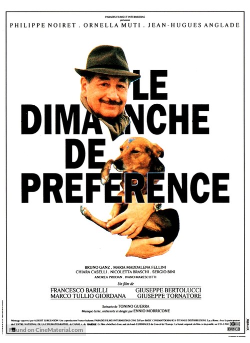 Domenica specialmente, La - French Movie Poster