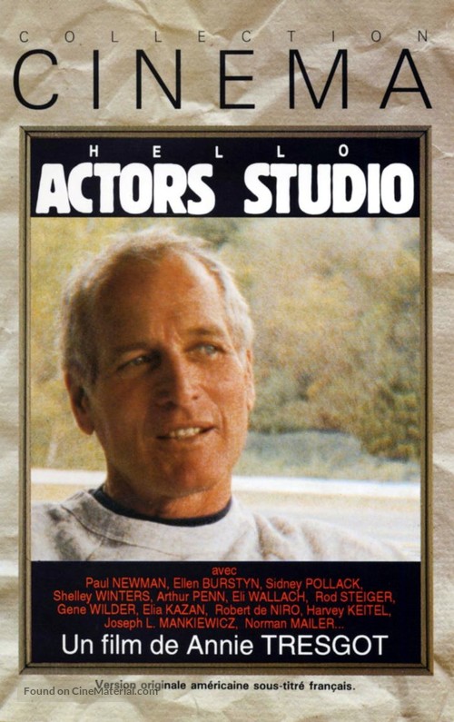 Hello Actors Studio - French VHS movie cover