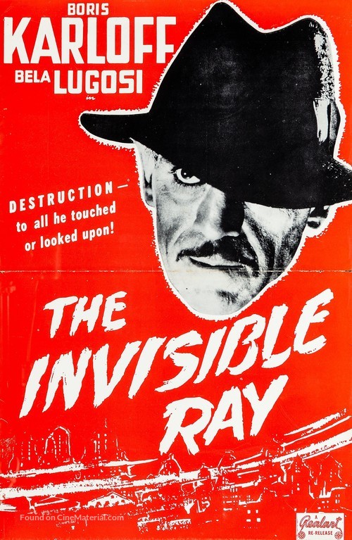 The Invisible Ray - poster