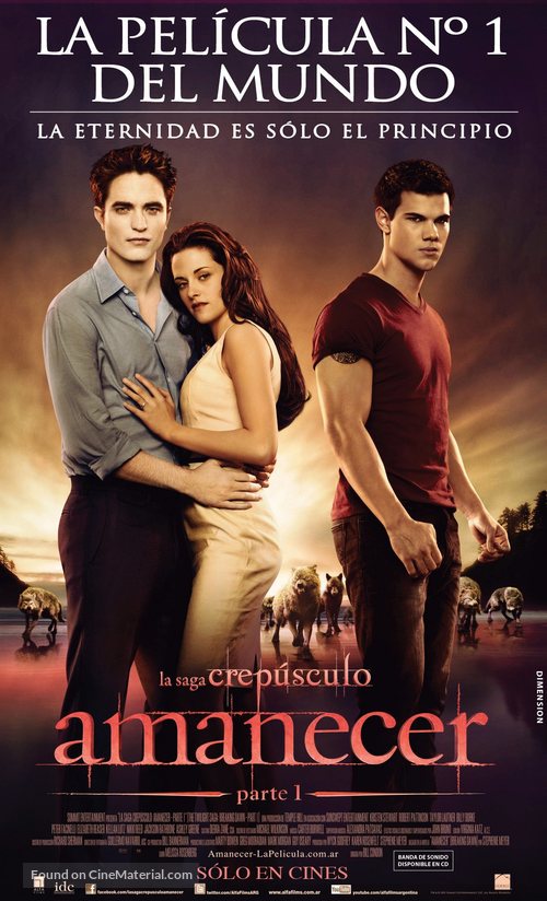 The Twilight Saga: Breaking Dawn - Part 1 - Argentinian Movie Poster