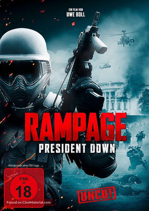 Rampage: President Down - German Movie Cover