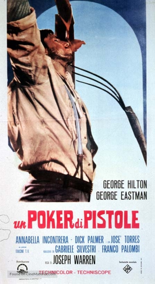 Un poker di pistole - Italian Movie Poster