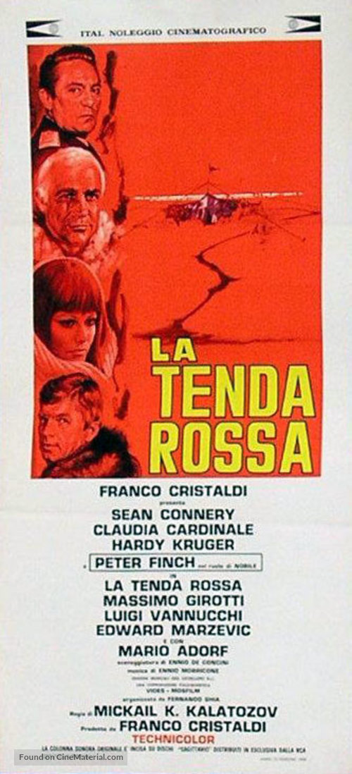 Krasnaya palatka - Italian Theatrical movie poster