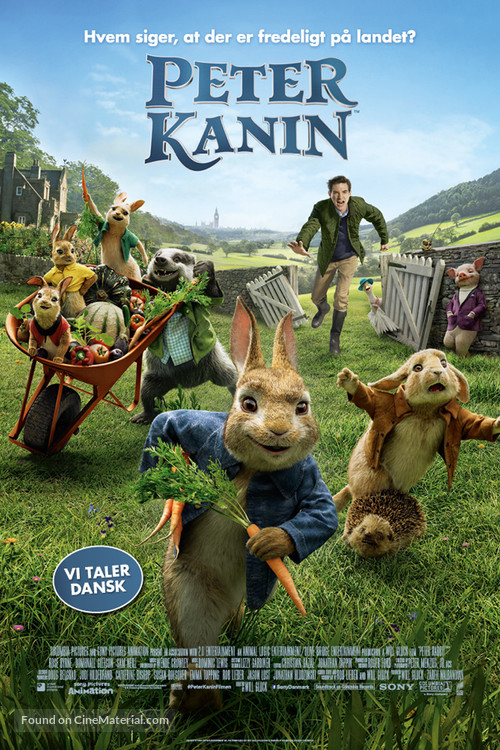 Peter Rabbit - Danish Movie Poster