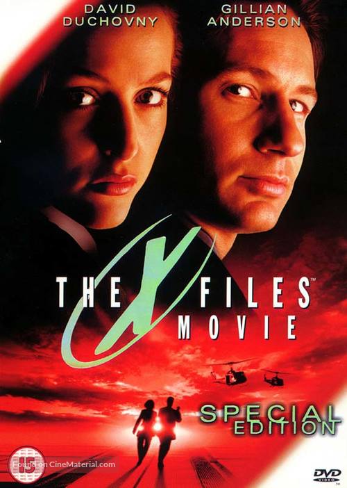 The X Files - British DVD movie cover