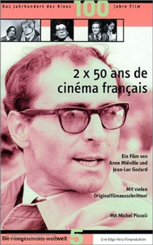 &quot;Century of Cinema&quot; Deux fois 50 ans de cin&eacute;ma fran&ccedil;ais - German Movie Poster