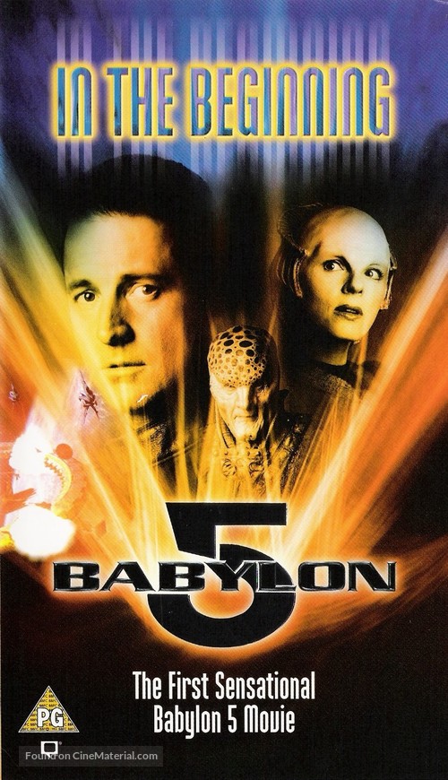 Babylon 5: In the Beginning - British VHS movie cover