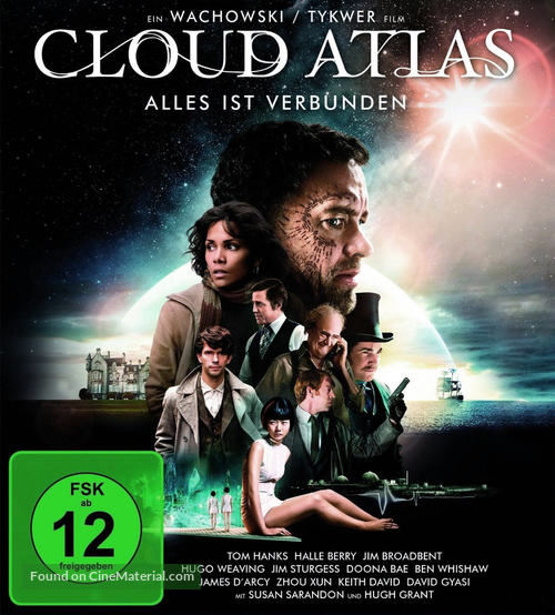 Cloud Atlas - German Blu-Ray movie cover